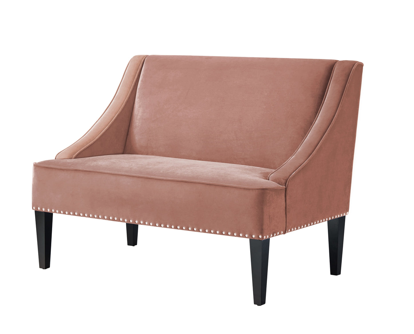 Inspired Home Modern Blush Accent Bench 44.5-in x 30 x 34.5-in