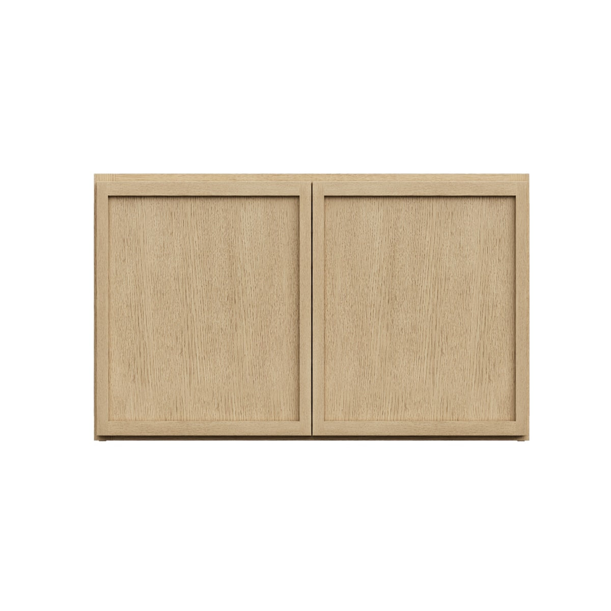 RELIABILT Webster 30-in W x 18-in H x 12-in D White Oak Wall Ready to Assemble (RTA) Plywood Cabinet Recessed Panel Slim shaker
