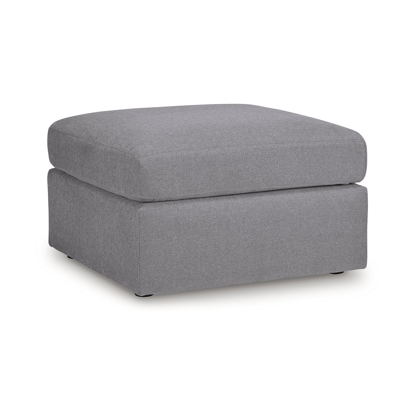 Signature Design by Ashley Modmax Next Gen Nuvella Performance Fabric Oversized Accent Ottoman in Graphite Gray