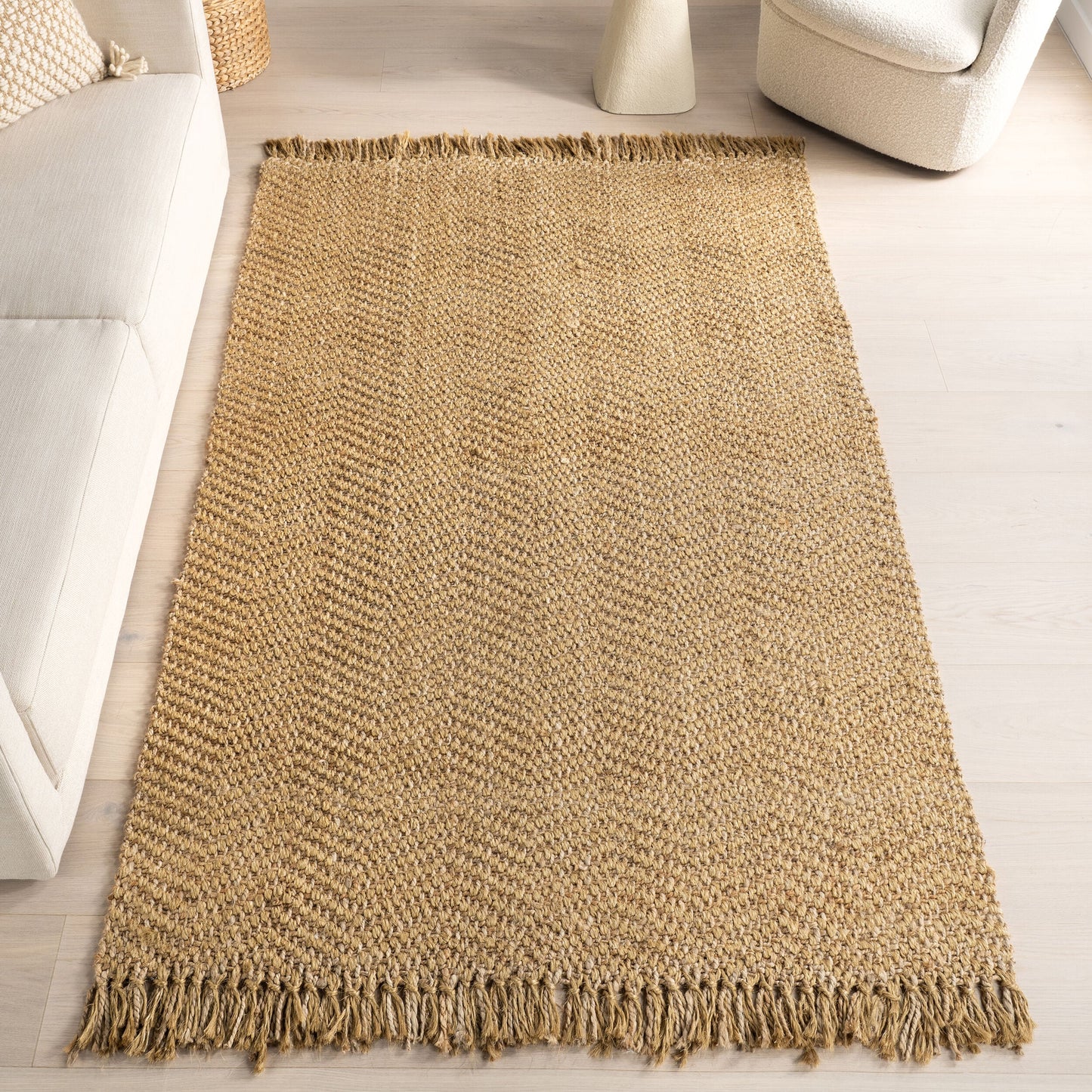 nuLOOM Cosima Farmhouse Solid 8ft. x 10ft. Natural Area Rug