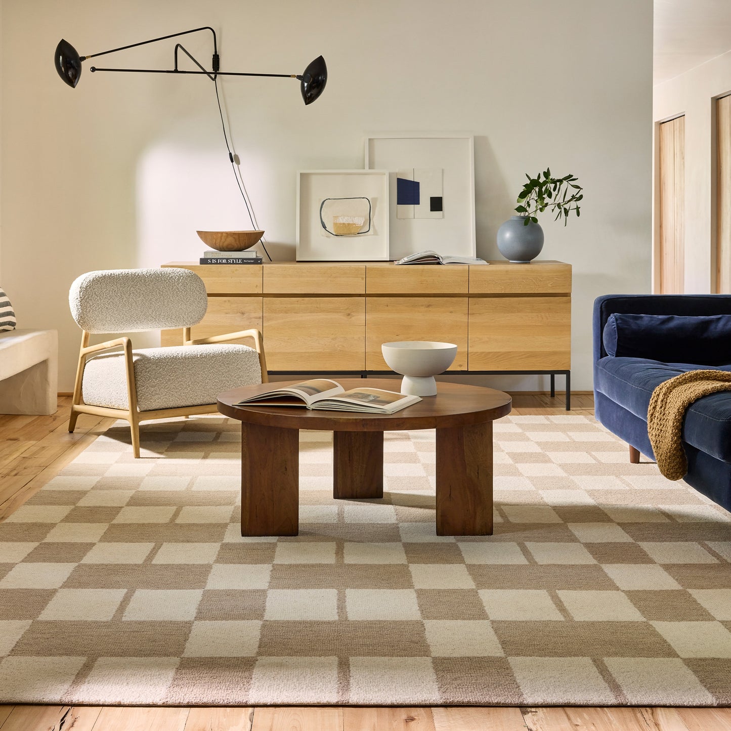 nuLOOM Caitlin Geometric Wool 8ft. x 10ft. Beige Area Rug