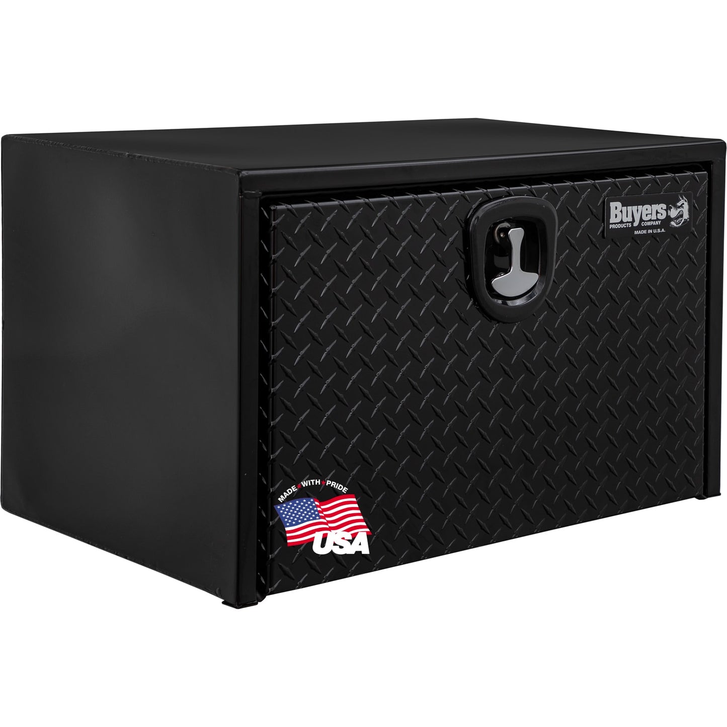 Buyers Products 24-in x 18-in x 18-in Black Steel Underbody Truck Tool Box