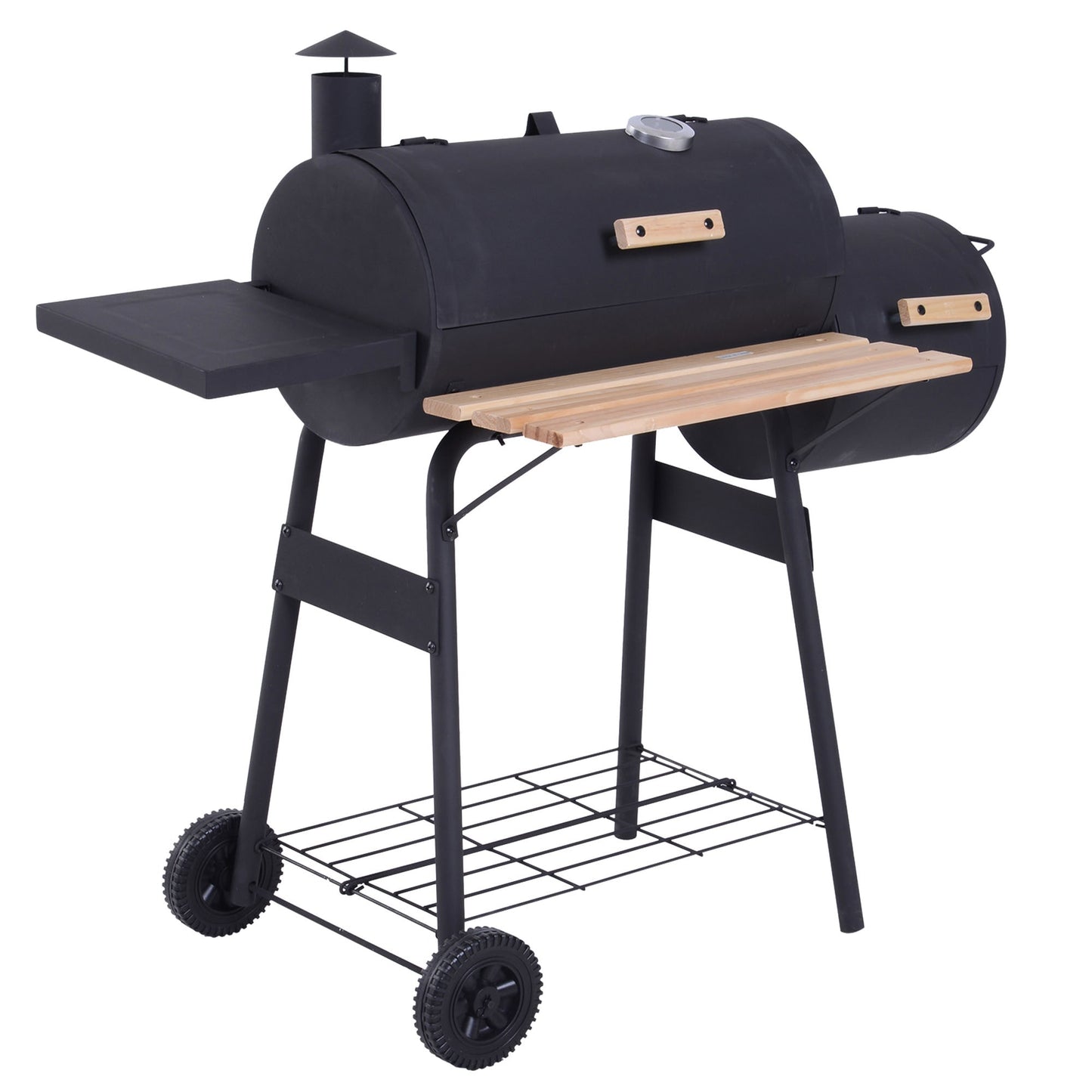 Mondawe 12-in W Black Charcoal Grill