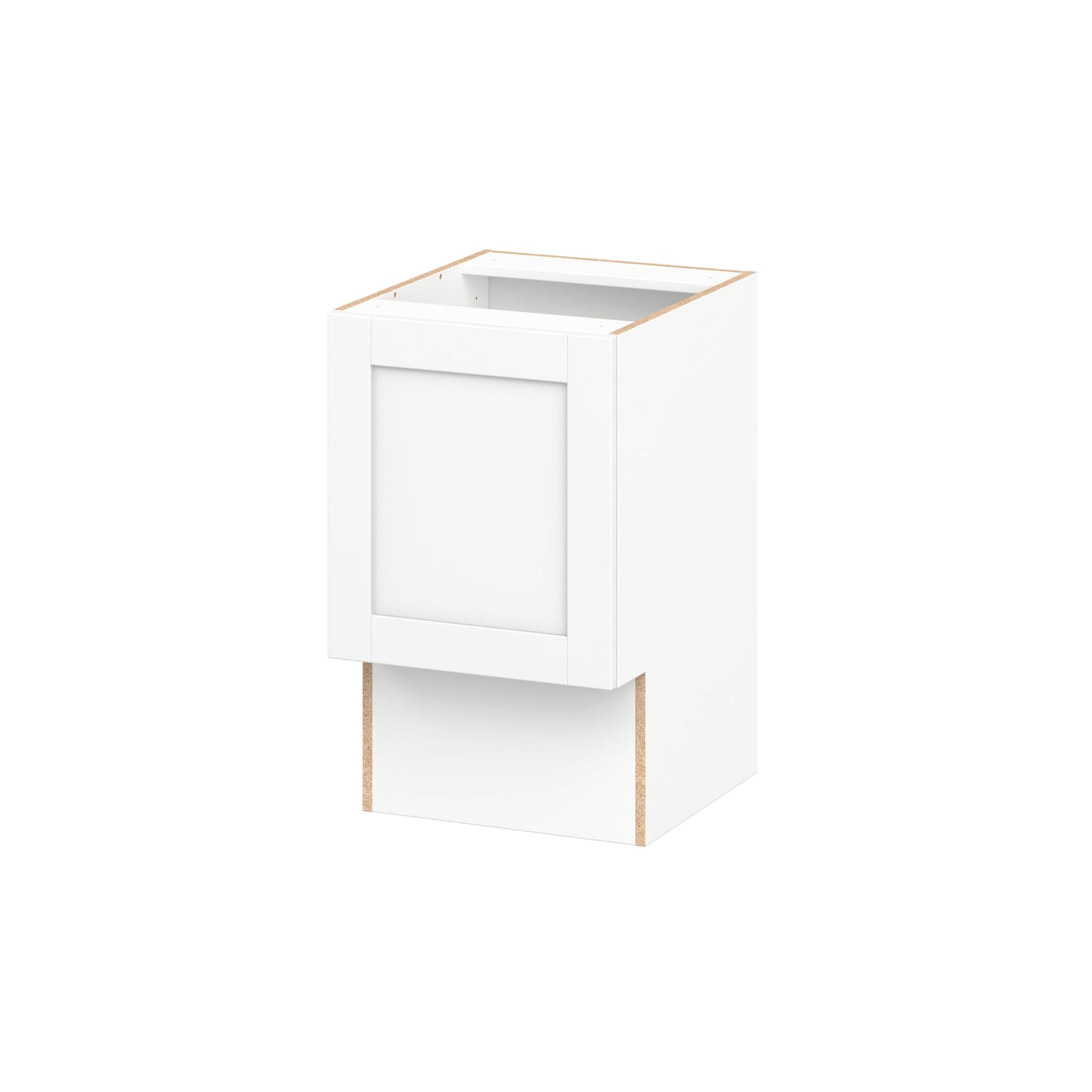 Hugo&Borg Rosemont 18-in W x 30-in H x 21.83-in D Bright White Base Fully Assembled Cabinet Recessed Panel Shaker