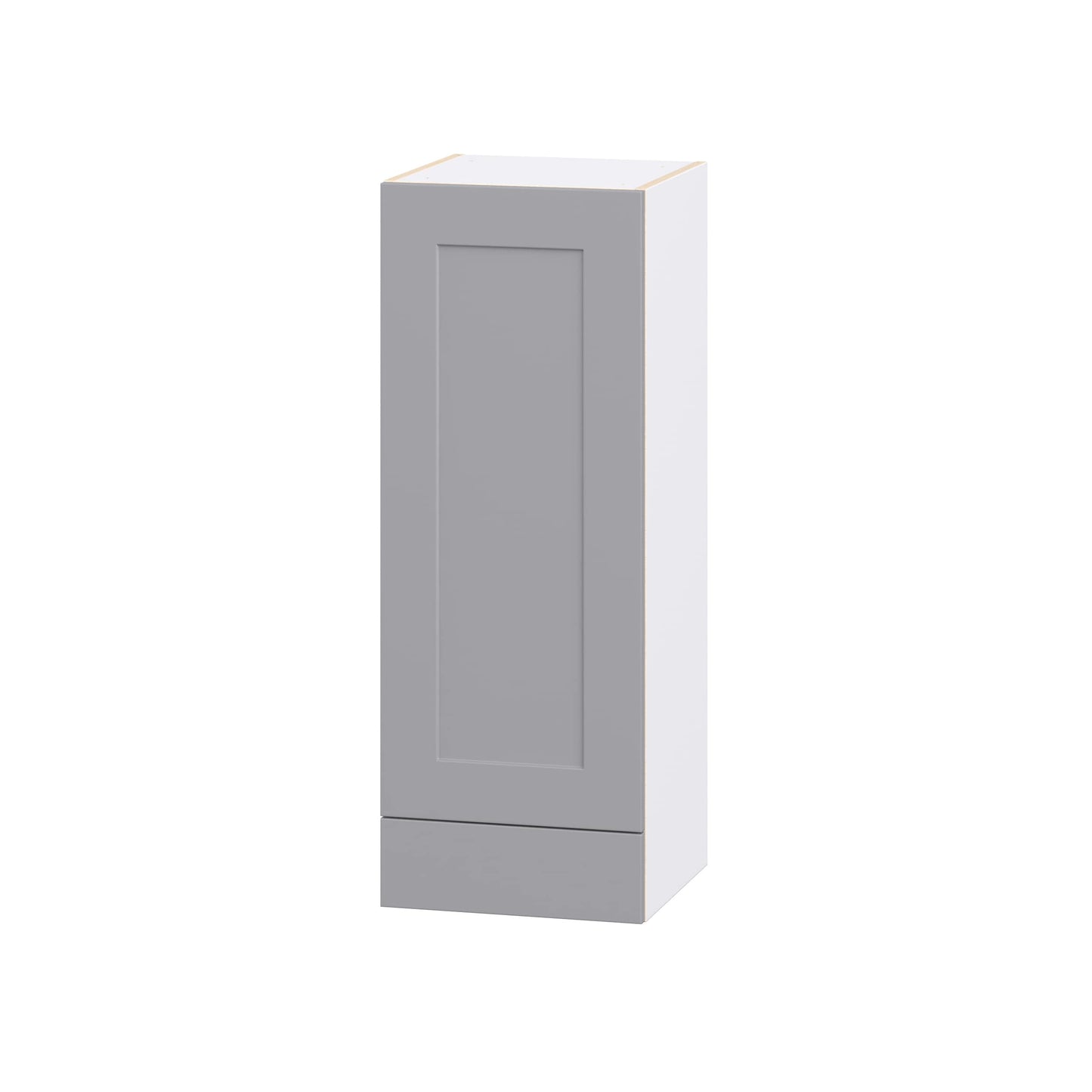 Hugo&Borg Beaumont 15-in W x 40-in H x 14.75-in D Slate Gray Wall Fully Assembled Cabinet Recessed Panel Shaker