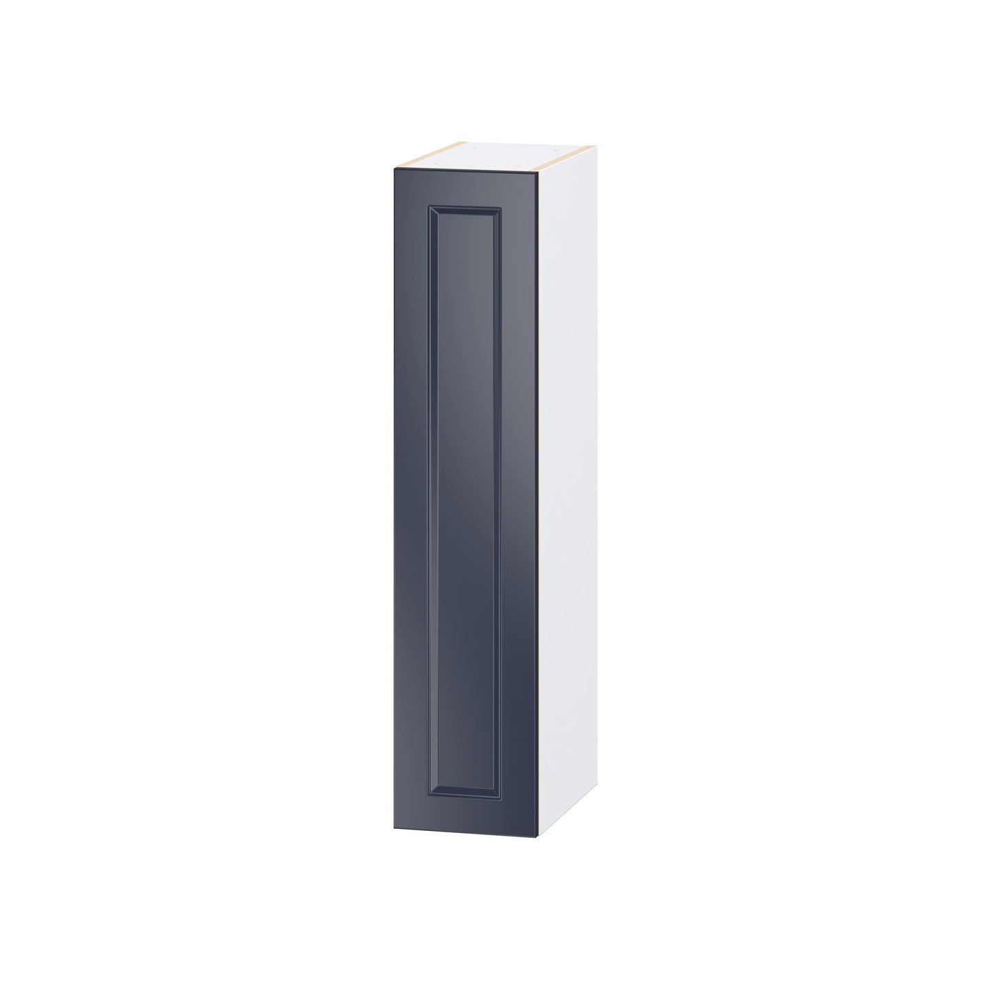 Hugo&Borg Lorette 9-in W x 40-in H x 14.75-in D Navy Blue Wall Fully Assembled Cabinet Recessed Panel Shaker