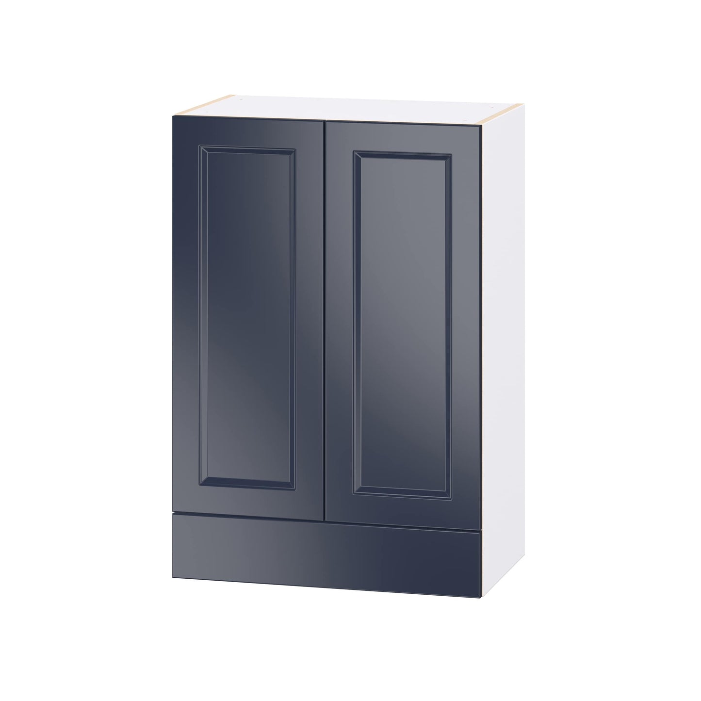 Hugo&Borg Lorette 24-in W x 35-in H x 14.75-in D Navy Blue Wall Fully Assembled Cabinet Recessed Panel Shaker