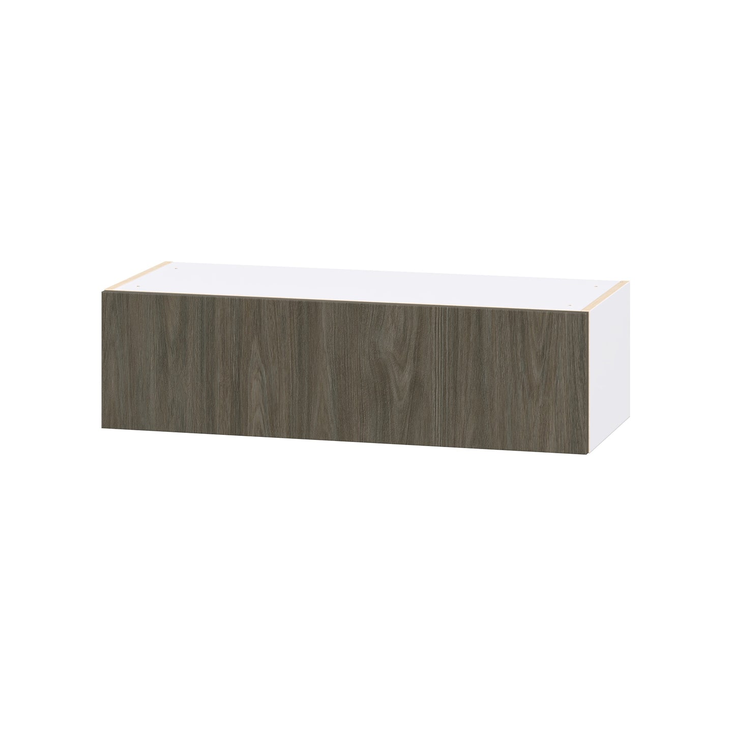 Hugo&Borg Savane 36-in W x 10-in H x 14.75-in D Textmel Wall Fully Assembled Cabinet Flat Panel Slab
