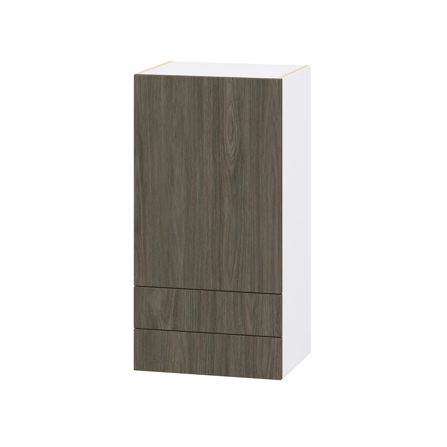 Hugo&Borg Savane 18-in W x 35-in H x 14.75-in D Textmel 2 -Drawers Wall Fully Assembled Cabinet Flat Panel Slab