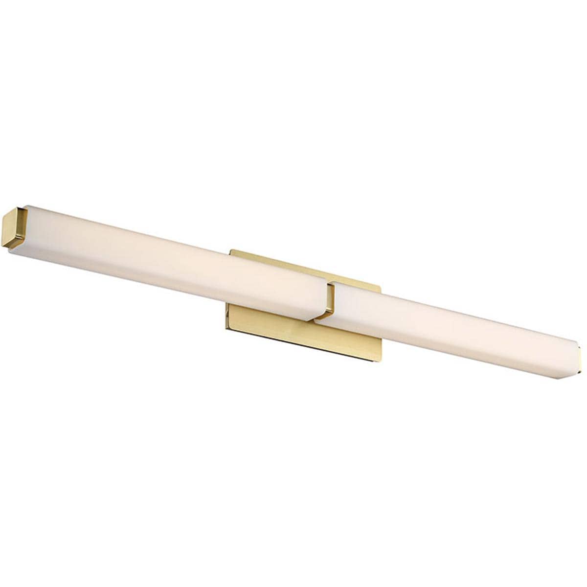 Modern Forms WS-3139-BR Vogue LED 39 inch Brushed Brass Bath Vanity and Wall Light in 3000K 39in