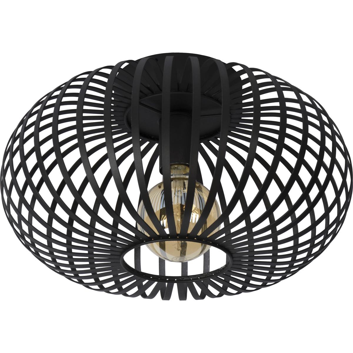 Renwil LPC4321 Ivy 1 Light 155 inch Black Flush Mount Ceiling Light