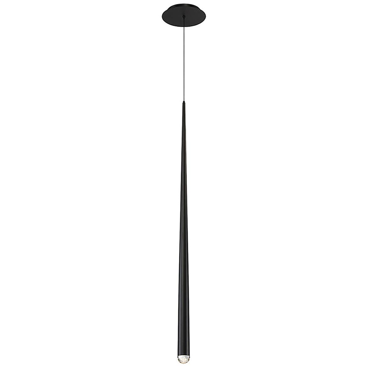 Modern Forms PD-41737-BK Cascade LED 15 inch Black Pendant Ceiling Light in Round 37in