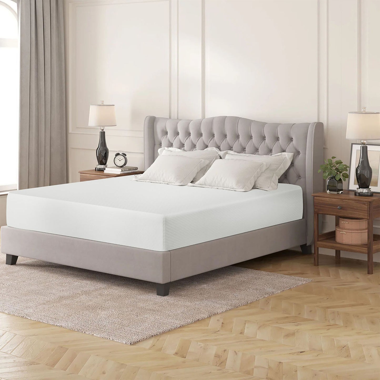 IHOMEadore 12-in Medium King Memory foam Mattress in a Box