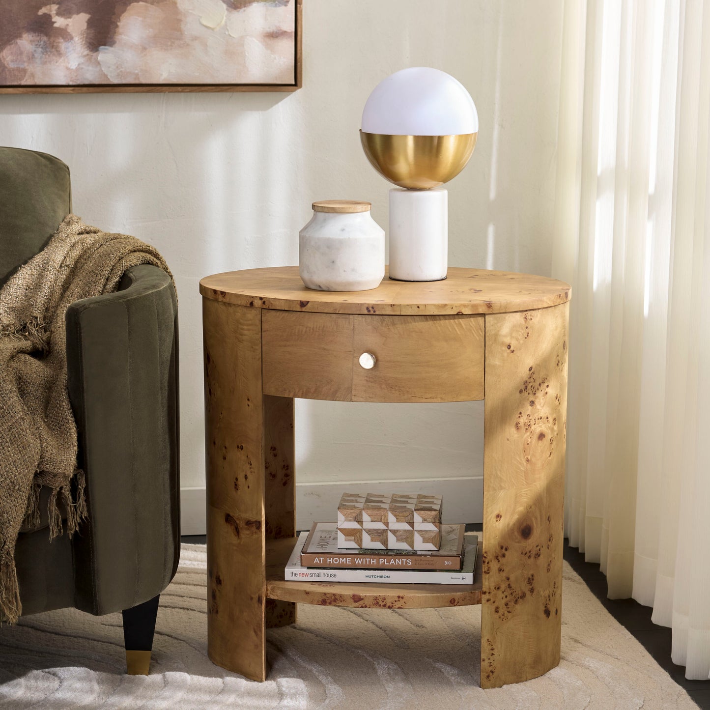 Safavieh Modern Accent Table Set with Storage