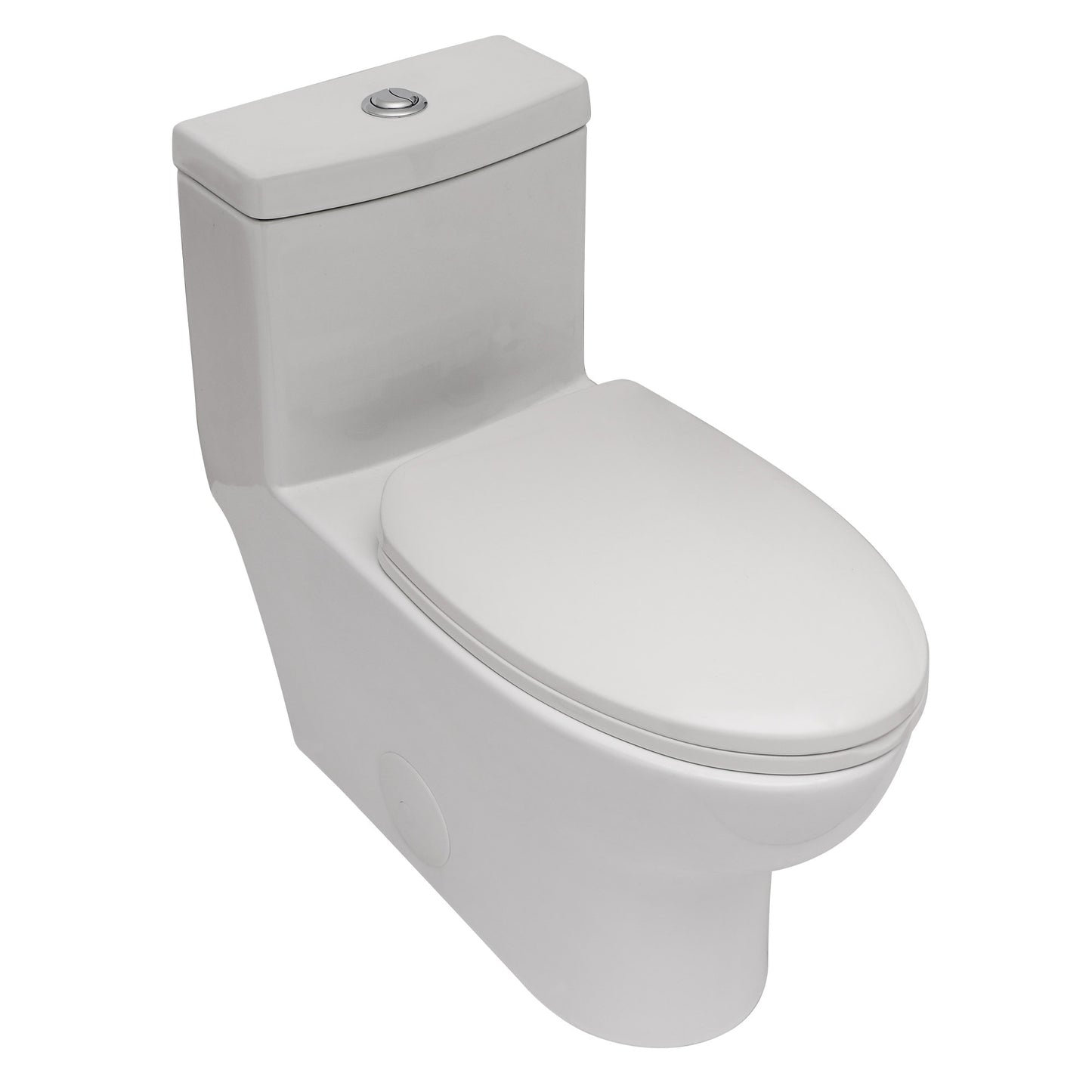Tatayosi Ceramic One Piece Toilet Dual Flush with Soft Closing Seat