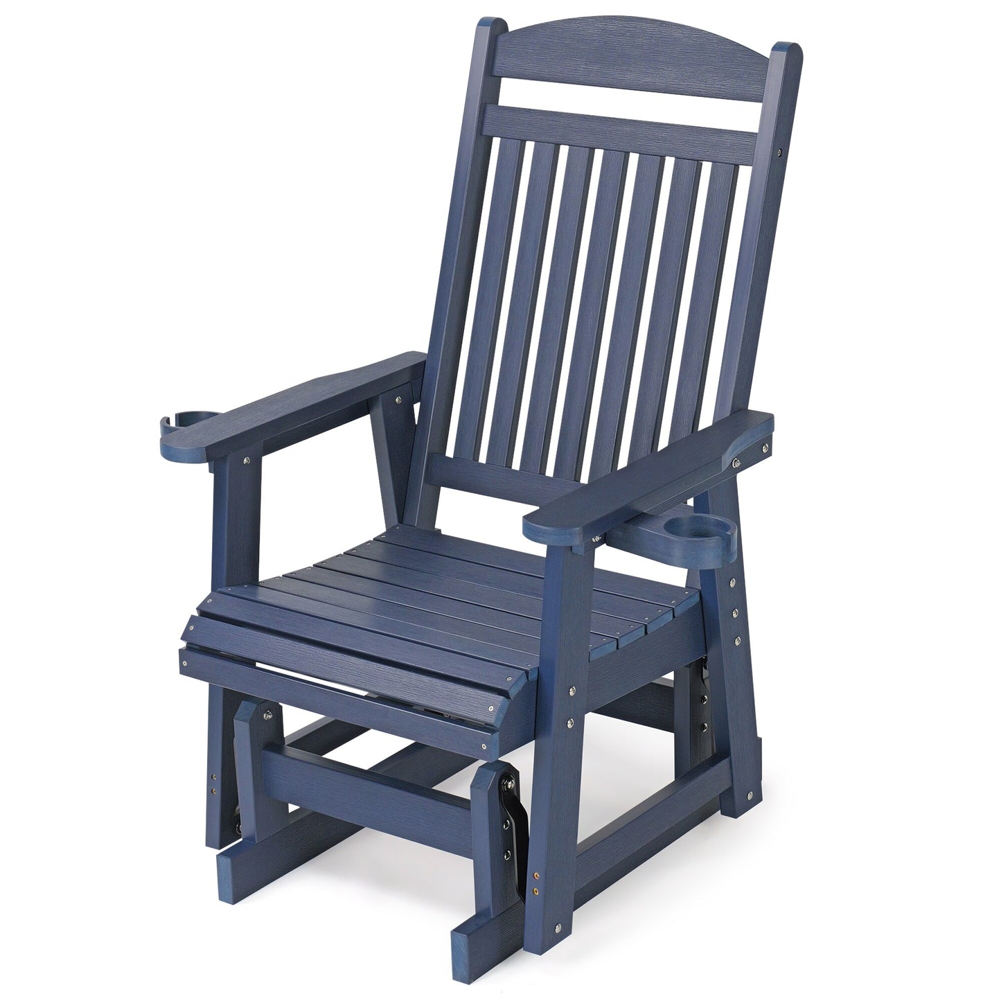 Fortune Candy 1.8ft 1 -person Navy blue Outdoor Glider