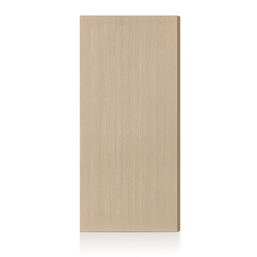 CALHOME 42-in x 96-in Oak Flush Textured Hollow core Prefinished MDF Slab Door