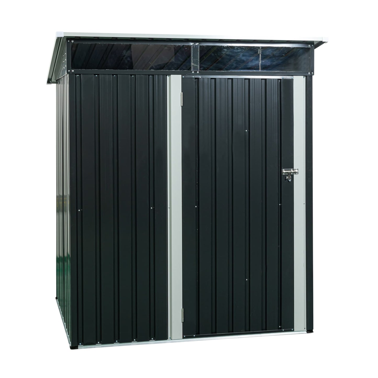 Iseryn 3.15-ft x 5.38-ft Shed Galvanized steel Metal Storage Shed