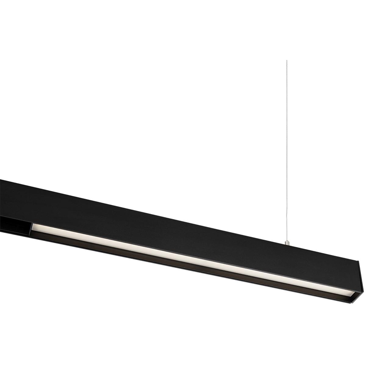 WAC Lighting S2DR48-2-F930BK Ventrix 1 Light 48 Black Track Fixtures Ceiling Light