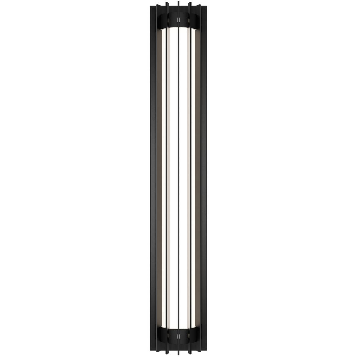 WAC Lighting WS-W17532-30-BK Moline LED 32 inch Black Outdoor Wall Light in 3000K dweLED