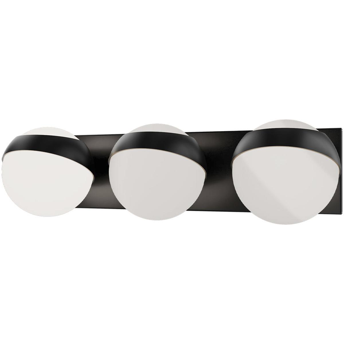 WAC Lighting WS-87520-40-BK Tripoli LED 20 inch Black Bath Vanity and Wall Light in 4000K dweLED