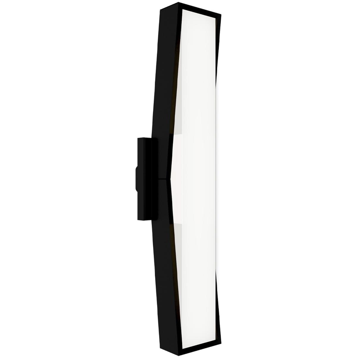 WAC Lighting WS-W63524-27-BK Jordan LED 24 inch Black Outdoor Wall Light in 2700K dweLED