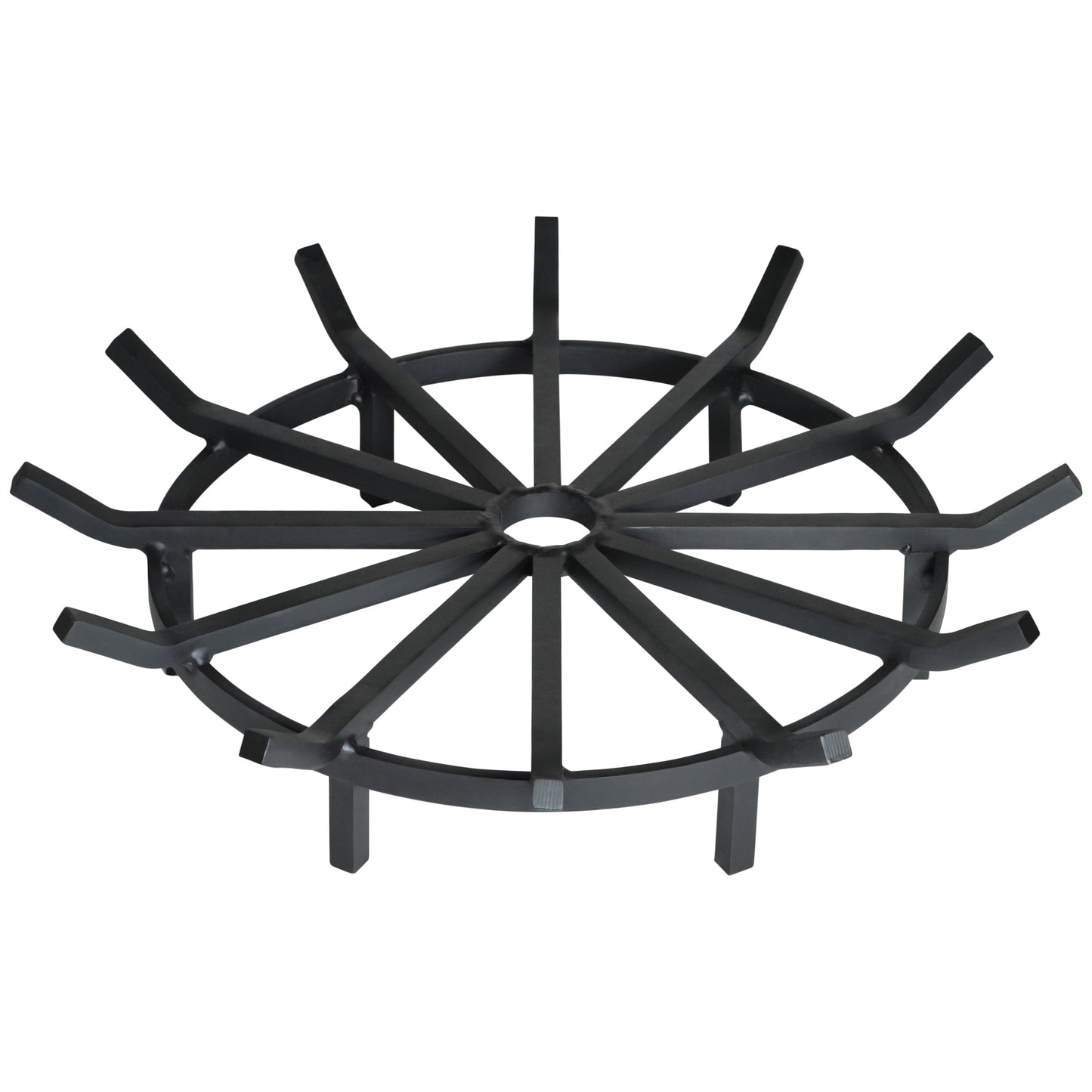 SteelFreak 32-in Dia Super Heavy Duty Wagon Wheel Firewood Grate for Fire Pit - Made in USA
