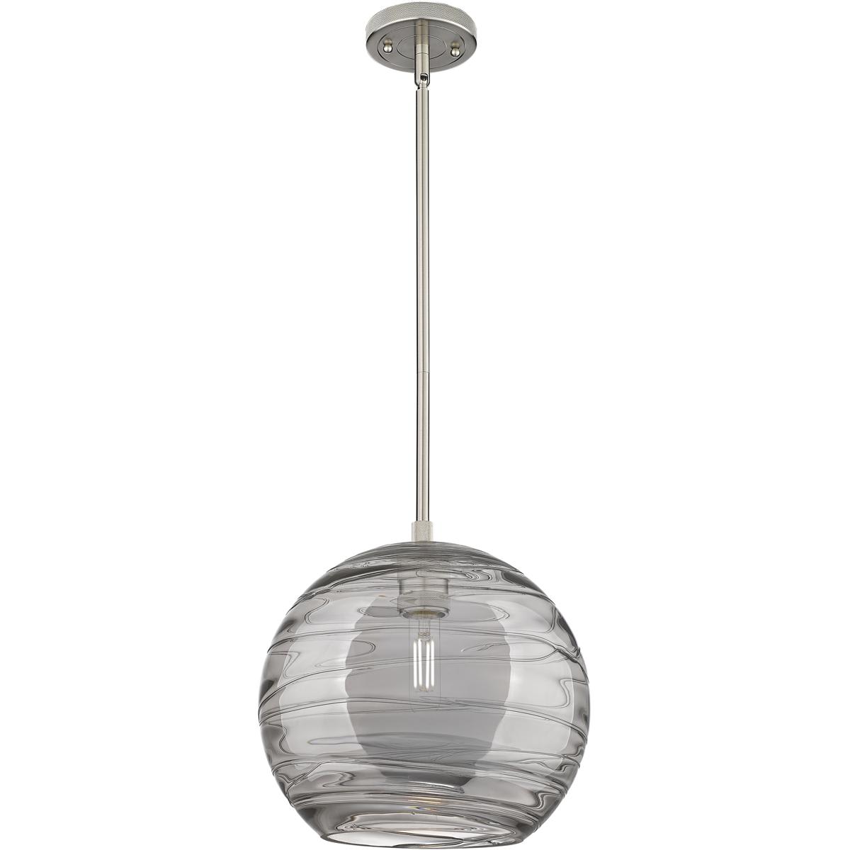 Innovations Lighting 434-1S-SN-G1213-10SM Crown Point Pendant Satin Nickel