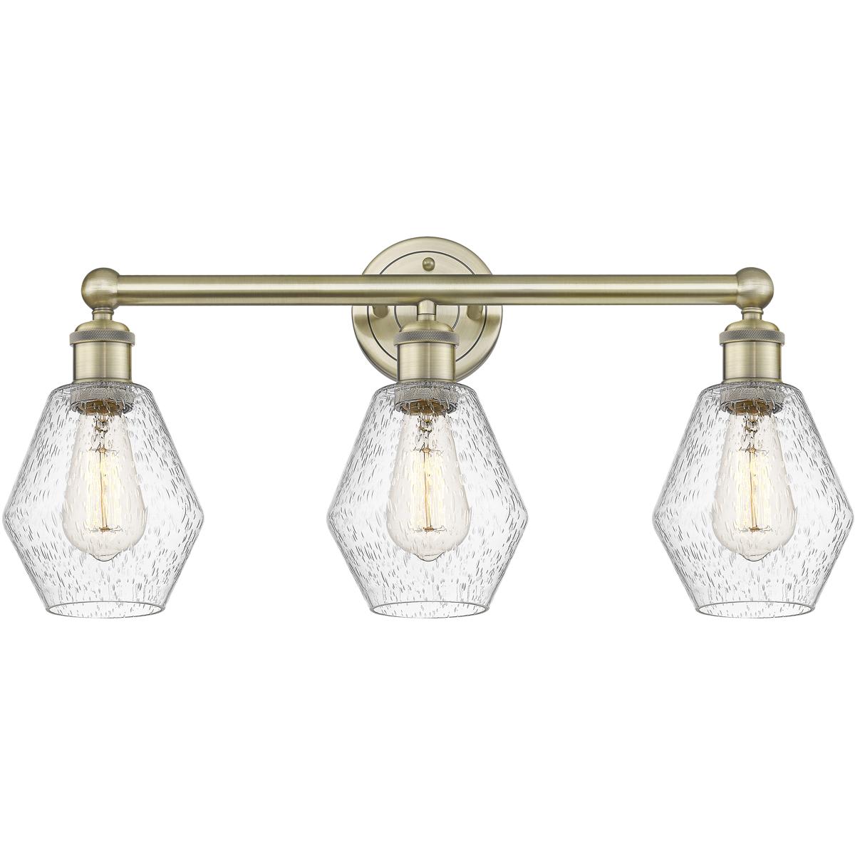 Innovations Lighting 616-3W-AB-G654-6 Cindyrella Bathroom Vanity Light Antique Brass