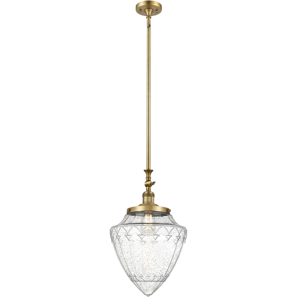 Innovations Lighting 206-BB-G664-12 Franklin Restoration Bullet Mini Pendant Brushed Brass