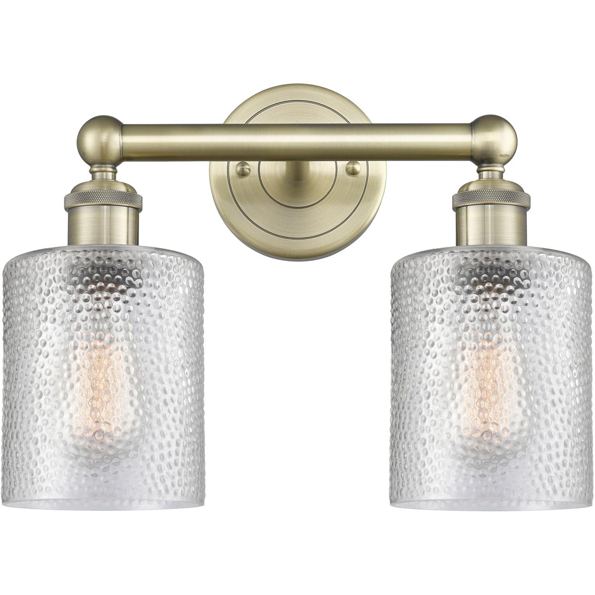Innovations Lighting 616-2W-AB-G112 Cobbleskill Bathroom Vanity Light Antique Brass