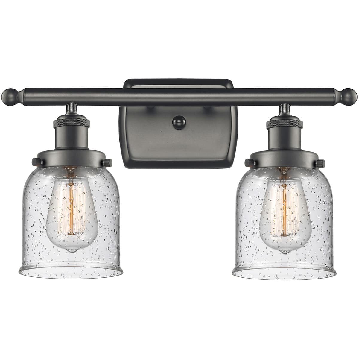 Innovations Lighting 916-2W-OB-G54-LED Ballston Small Bell Bathroom Vanity Light Oil Rubbed Bronze