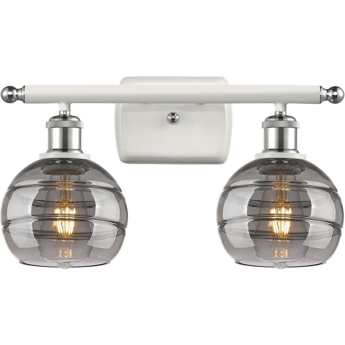 Innovations Lighting 516-2W-WPC-G556-6SM Ballston Rochester Bathroom Vanity Light