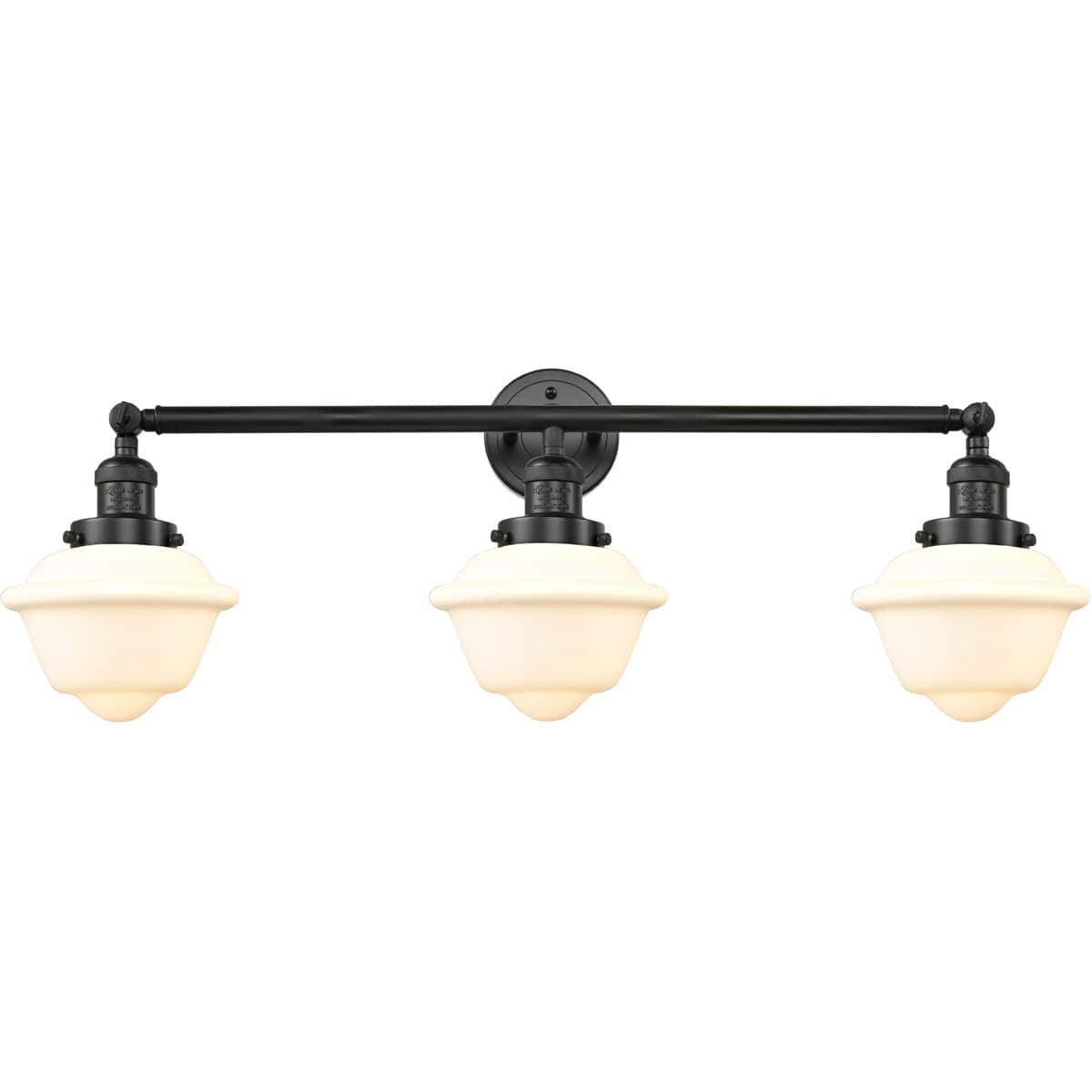 Innovations Lighting 205-BK-G531 Franklin Restoration Small Oxford Bathroom Vanity Light Matte Black
