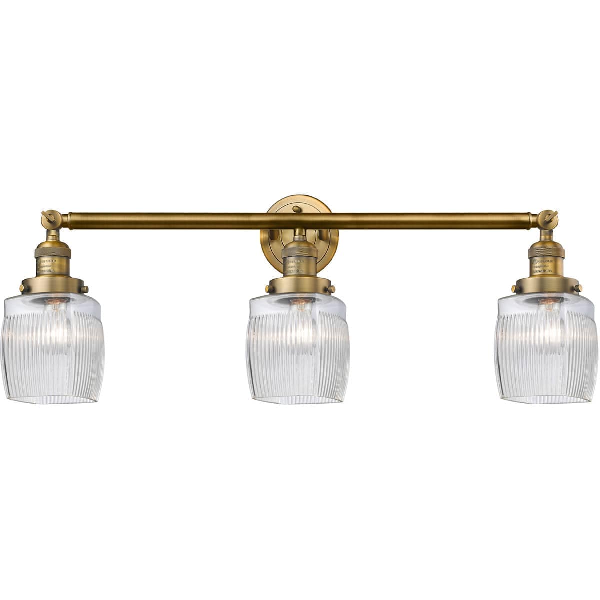Innovations Lighting 205-BB-G302 Franklin Restoration Colton Bathroom Vanity Light Brushed Brass
