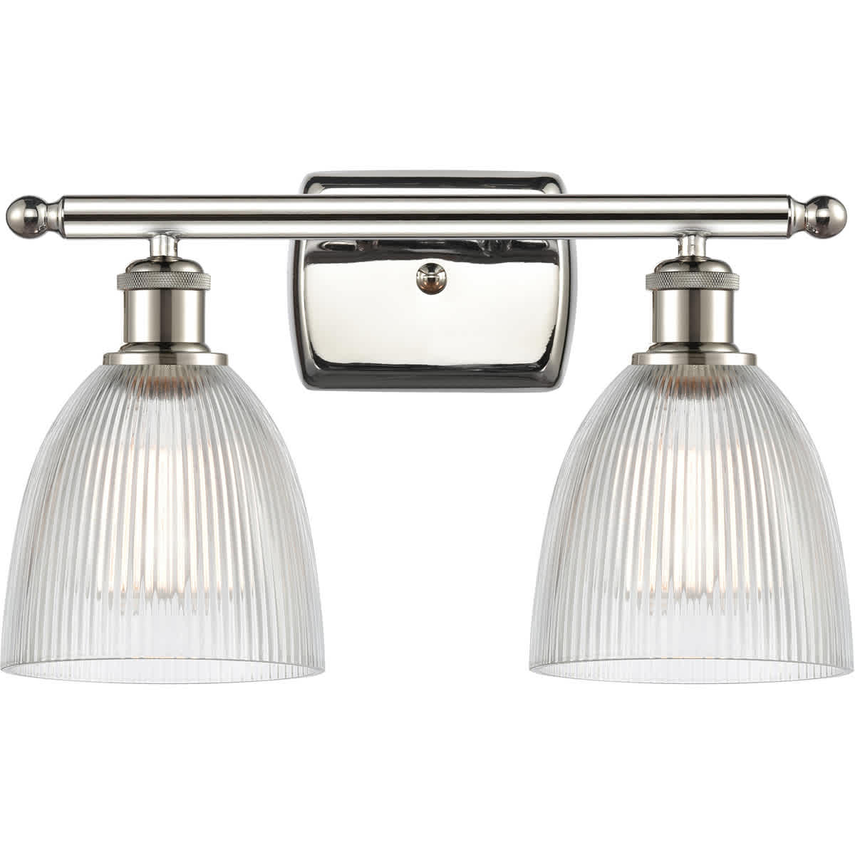 Innovations Lighting 516-2W-PN-G382 Ballston Castile Bathroom Vanity Light Polished Nickel