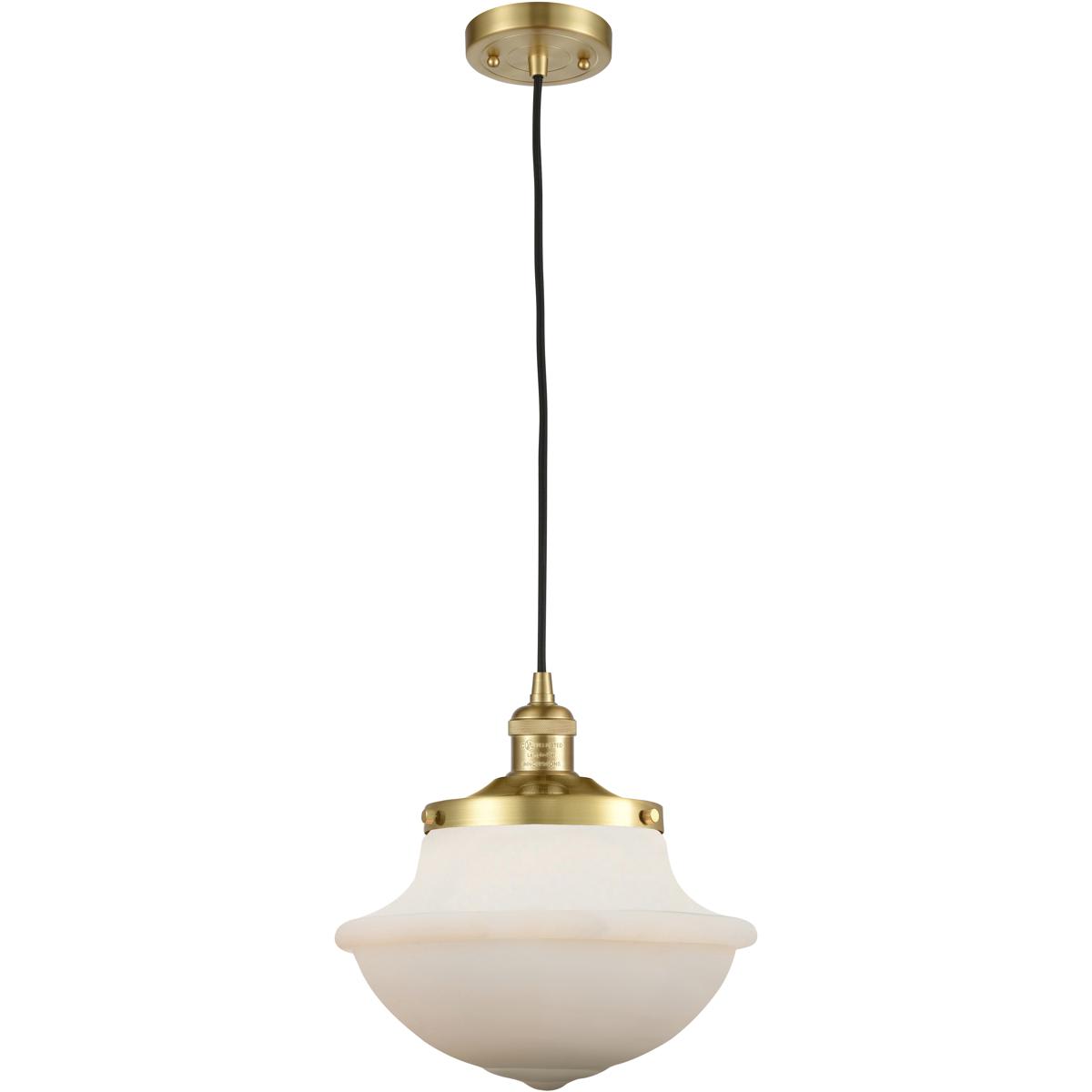 Innovations Lighting 201C-SG-G541 Franklin Restoration Oxford Mini Pendant Satin Gold