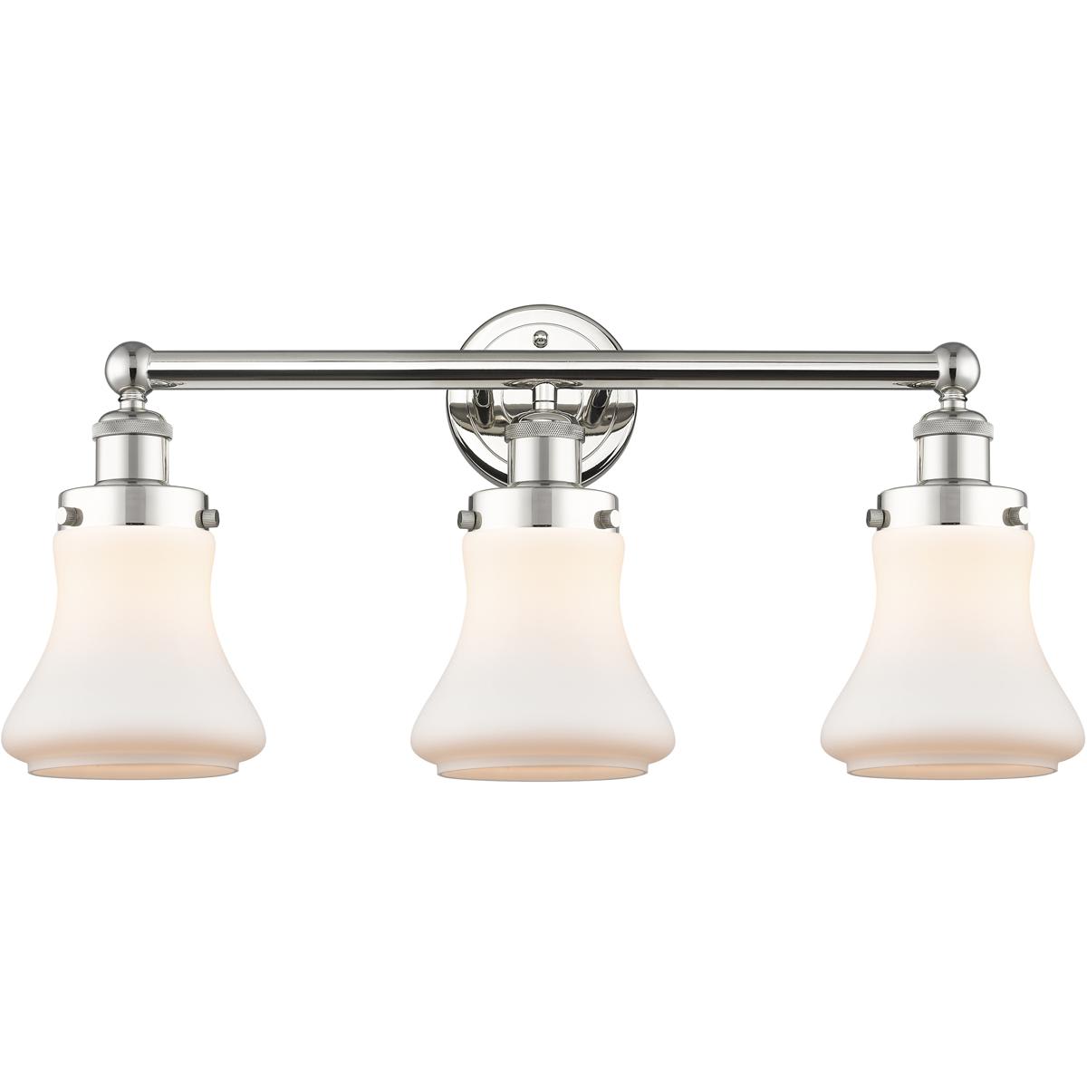 Innovations Lighting 616-3W-PN-G191 Bellmont Bathroom Vanity Light Polished Nickel