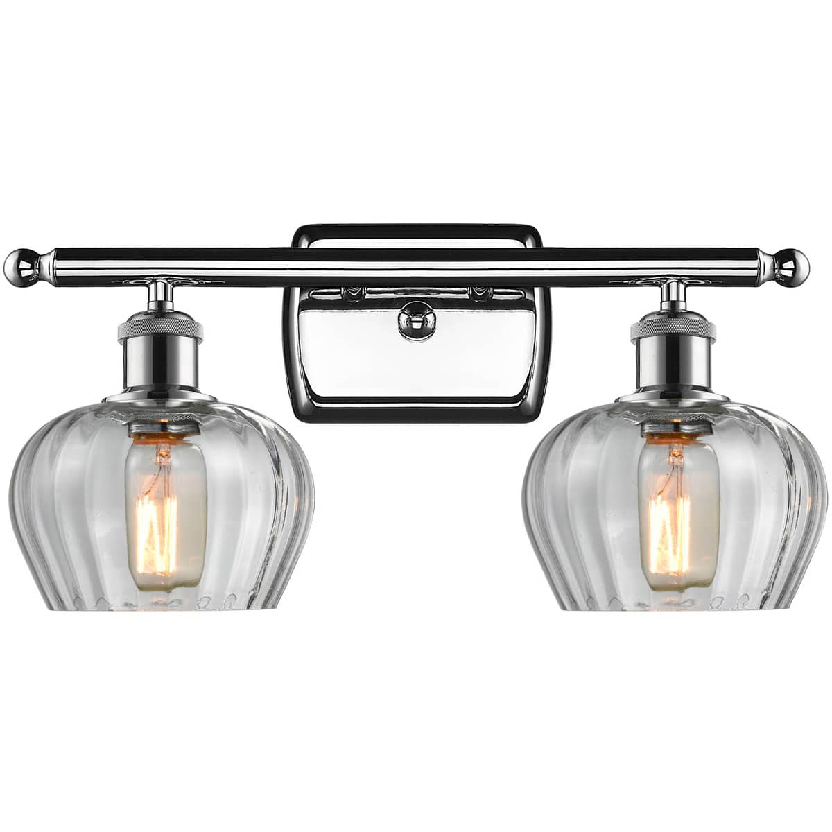 Innovations Lighting 516-2W-PC-G92-LED Ballston Fenton Bathroom Vanity Light Polished Chrome