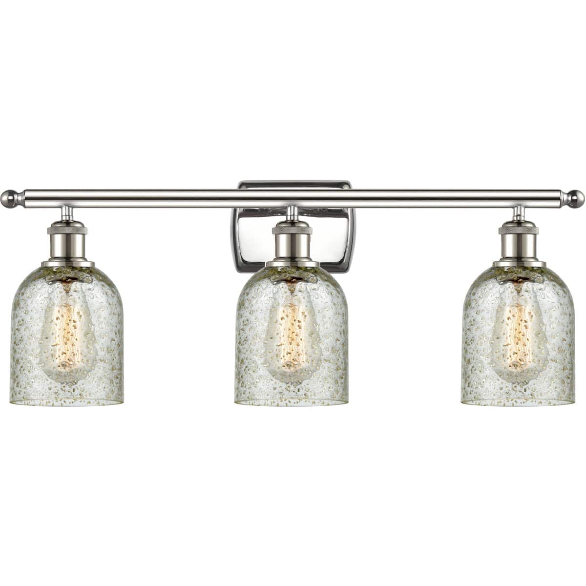 Innovations Lighting 516-3W-PN-G259-LED Ballston Caledonia Bathroom Vanity Light Polished Nickel