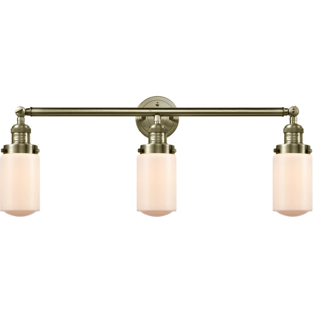Innovations Lighting 205-AB-G311 Franklin Restoration Dover Bathroom Vanity Light Antique Brass