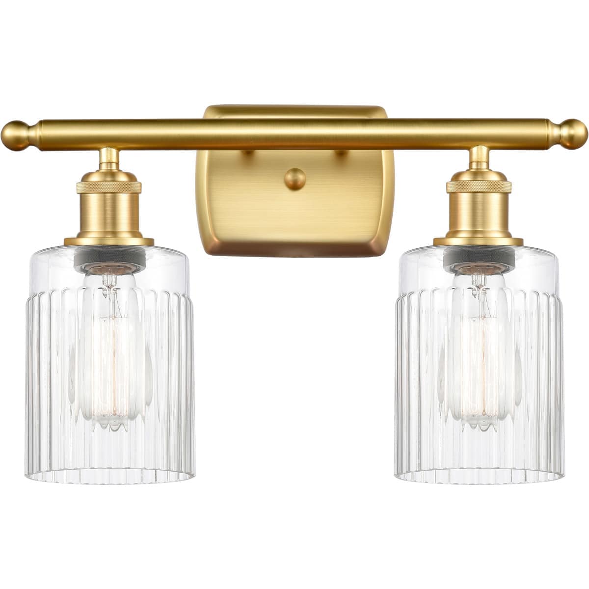 Innovations Lighting 516-2W-SG-G342-LED Ballston Hadley Bathroom Vanity Light Satin Gold