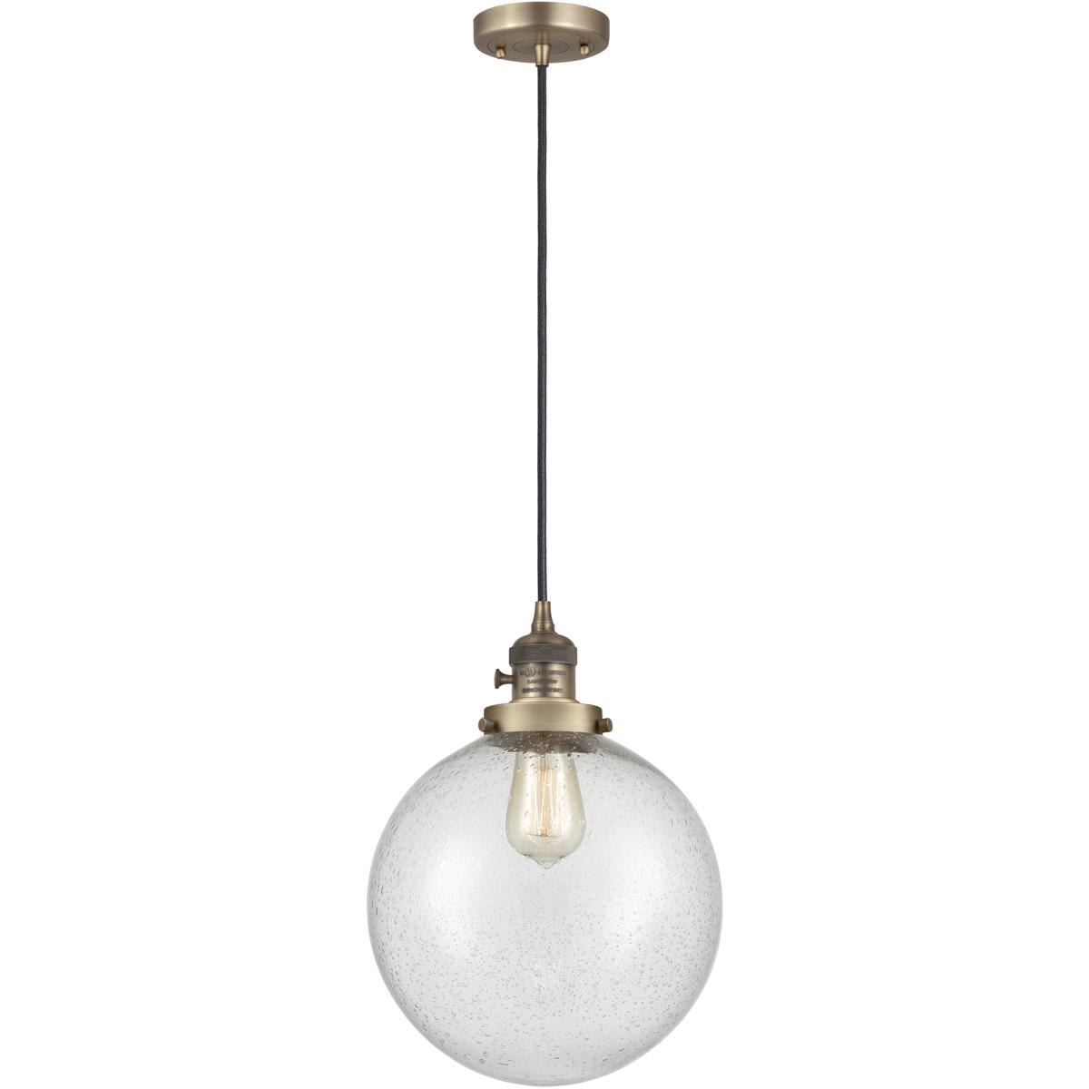 Innovations Lighting 201CSW-BB-G204-10 Franklin Restoration Beacon Mini Pendant Brushed Brass