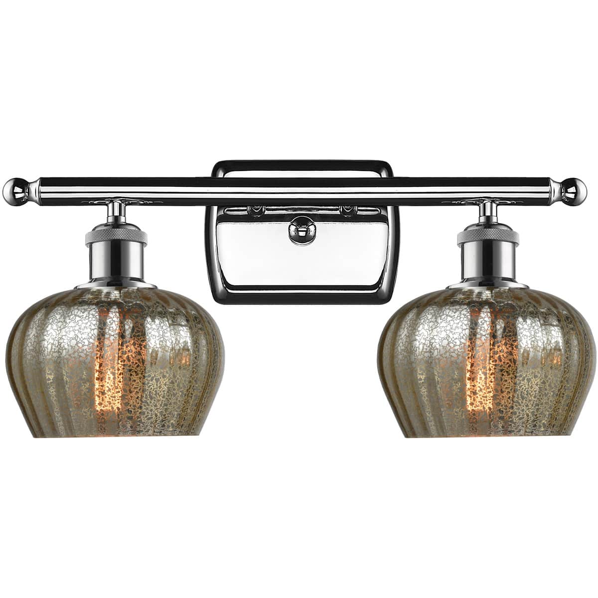 Innovations Lighting 516-2W-PC-G96 Ballston Fenton Bathroom Vanity Light Polished Chrome