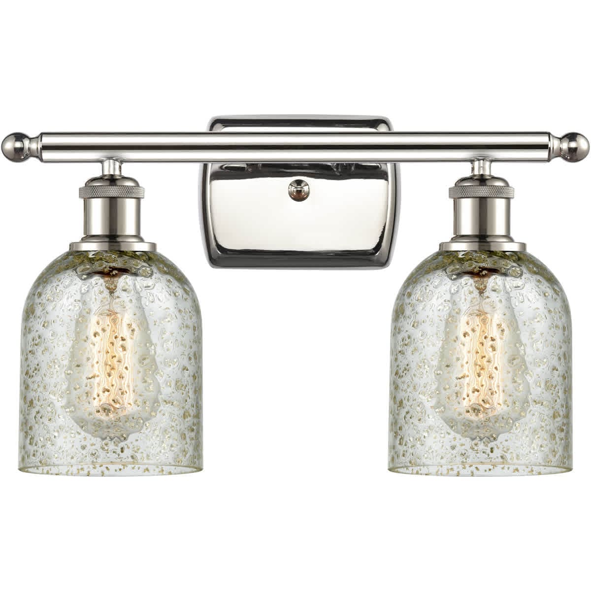 Innovations Lighting 516-2W-PN-G259 Ballston Caledonia Bathroom Vanity Light Polished Nickel