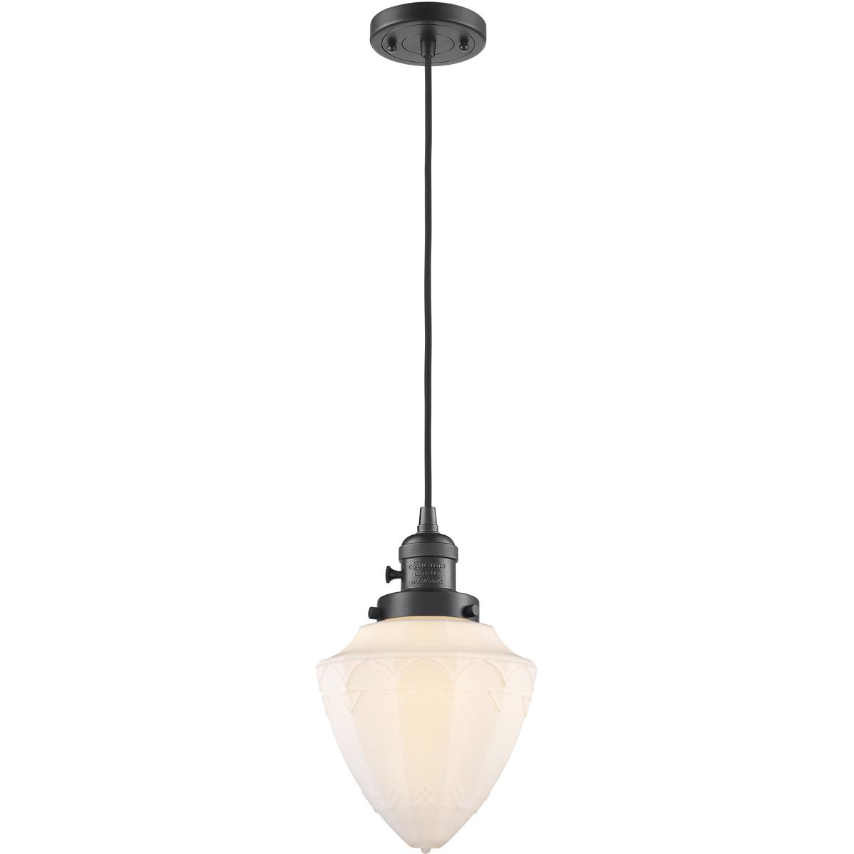 Innovations Lighting 201CSW-OB-G661-7 Franklin Restoration Bullet Mini Pendant Oil Rubbed Bronze