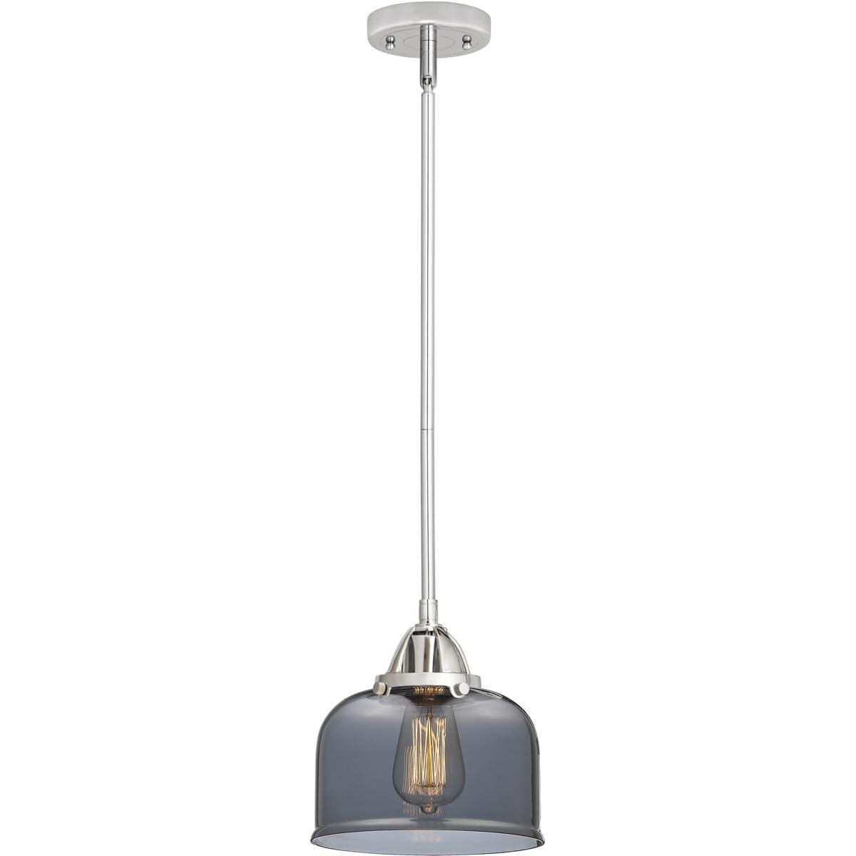 Innovations Lighting 288-1S-PC-G73-LED Nouveau 2 Bell Mini Pendant Polished Chrome