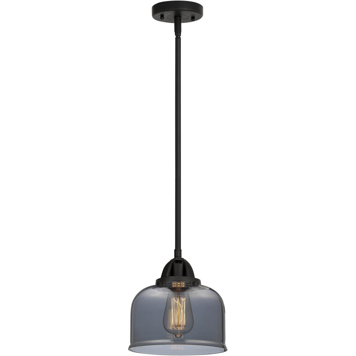 Innovations Lighting 288-1S-BK-G73-LED Nouveau 2 Bell Mini Pendant Matte Black