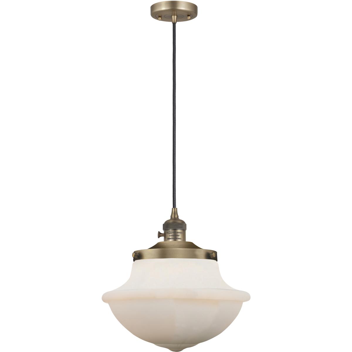 Innovations Lighting 201CSW-BB-G541 Franklin Restoration Oxford Mini Pendant Brushed Brass