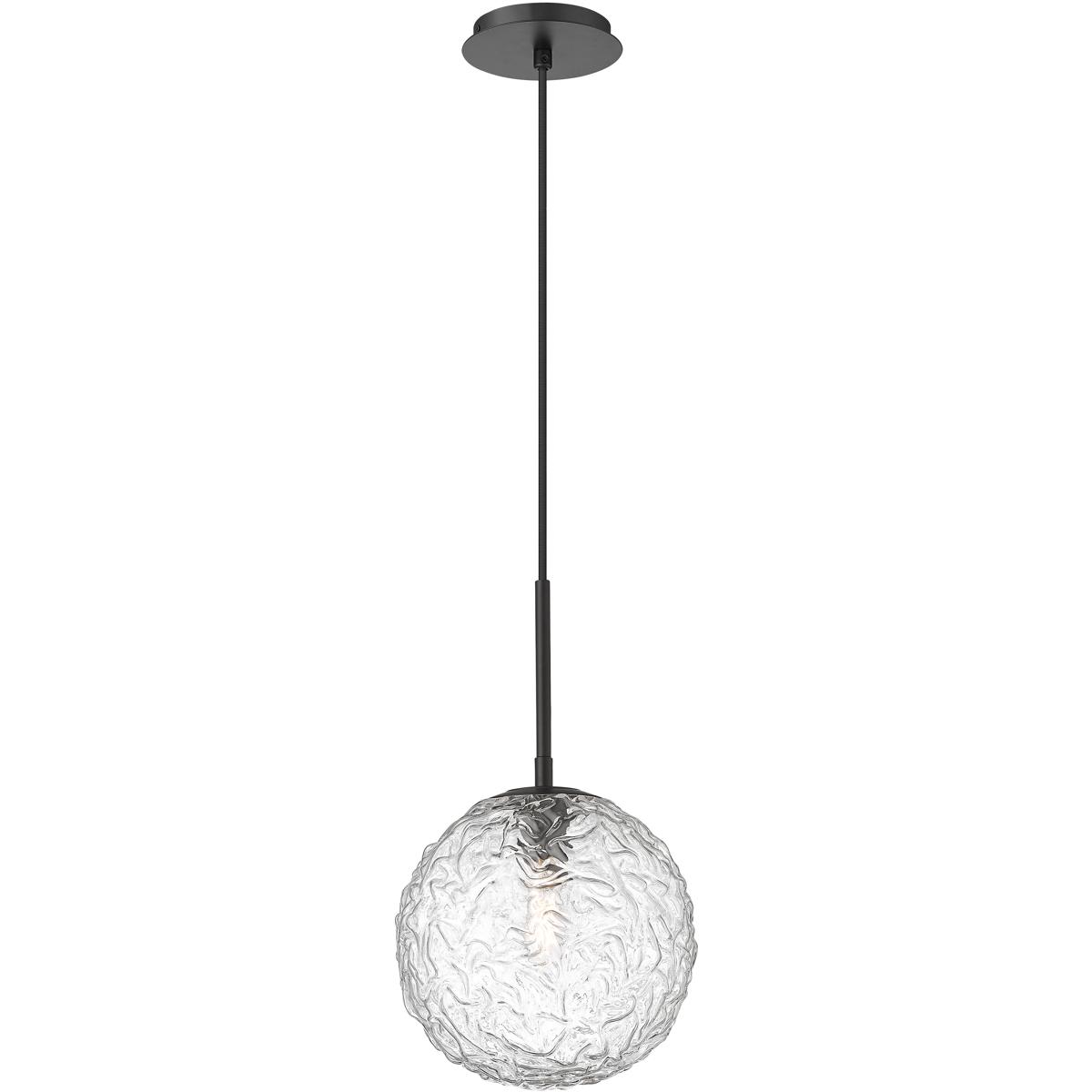 Innovations Lighting 321-1P-BK-G320-10CL-BK Barrington Mini Pendant Matte Black